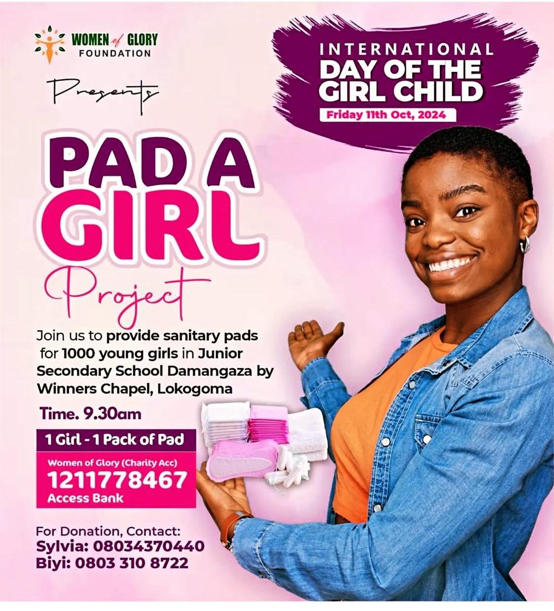 Pad a Girl Project - Menstrual hygiene kits restoring dignity